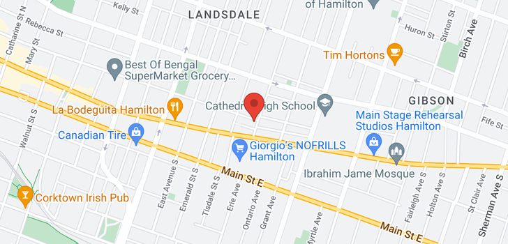map of 426 King William Street